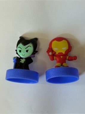 Disneyland 70th Anniversary Mcdonald’s Toys - Maleficent & Iron Man